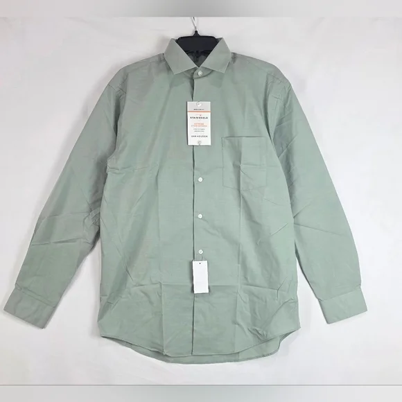 $60 Van Heusen Mens Classic Regular-Fit Stain Shield Stretch Shirt - Picture 2 of 7